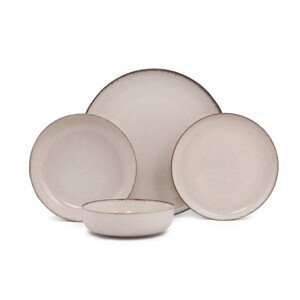 Porcelánová sada 24 ks talířů Cinnamon béžová