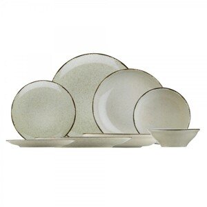 Porcelánová sada 24 ks talířů Cinnamonie béžová