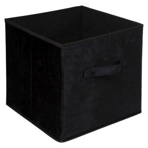 Úložný box Textilie 31x31 cm černý
