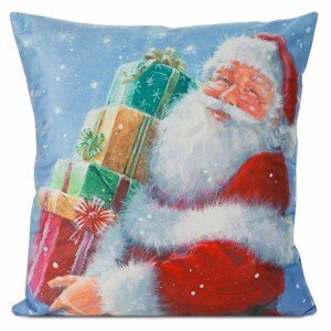 Vánoční povlak na polštář JINGLE 40x40 cm vícebarevný