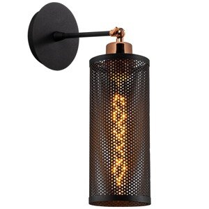 Nástěnná lampa Amasra II černá