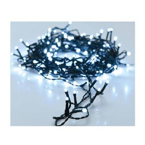 Světelný LED vánoční řetěz LAMPION studená bílá