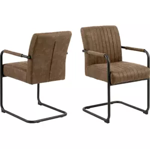 Designová jídelní židle ADELE II hnědá/černá