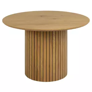 Kulatý jídelní stůl Yale 120 cm dub divoký