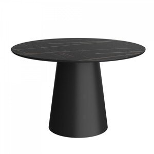 Jídelní stůl STELLA 120 cm černý mramor