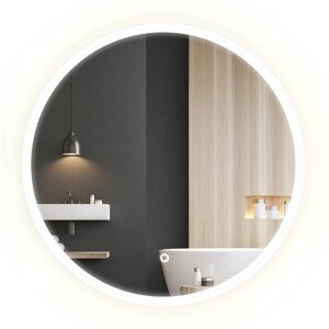 Kulaté dotykové zrcadlo s LED osvětlením Simple 70 cm