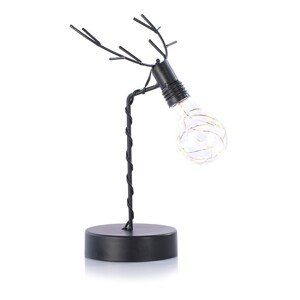 Vánoční stolní LED lampa na baterie REINDEER INDUSTRIAL černá