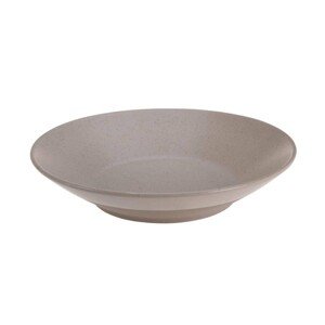 Kameninový hluboký talíř CLAY 21 cm béžový