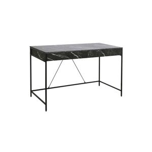 Psací stůl CARINI 120 cm černý mramor
