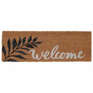 Kokosová rohožka WELCOME 75x25 cm hnědá