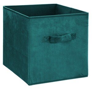 Úložný box Textilie 31x31 cm zelený