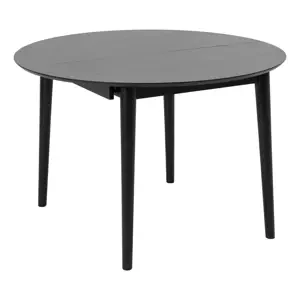 Jídelní rozkládací  stůl Montreux 115/154 cm černý