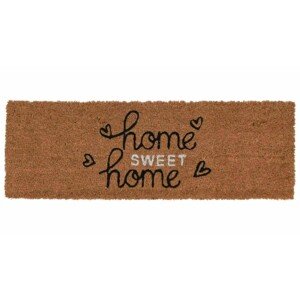 Kokosová rohožka HOME SWEET 75x25 cm hnědá