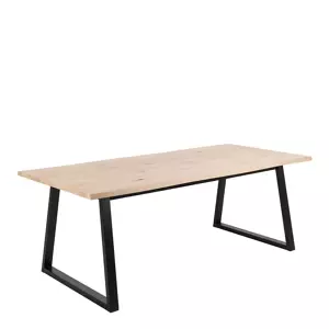 Jídelní stůl Malika 220 cm dub divoký/černý