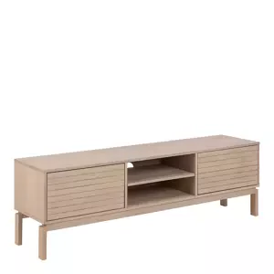 TV stolek Linley 160 cm dub bělený