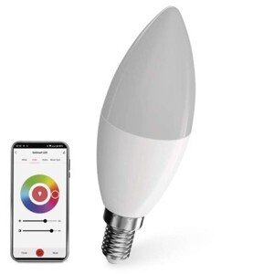 Chytrá LED žárovka GoSmart E14 4,8W 230V Wi-Fi RGB stmívatelná