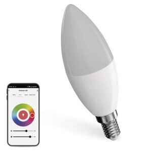 Chytrá LED žárovka GoSmart E14 4,8W 230V ZigBee RGB stmívatelná