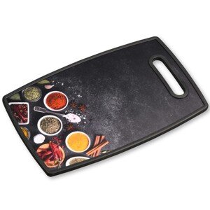 Prkénko na krájení SPICES 37x23 cm černé