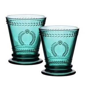 Sada 2 ks sklenic ECILA 260 ml zelená