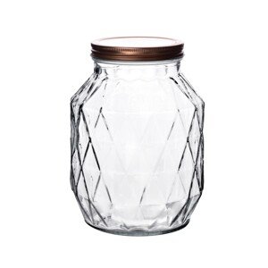 Skleněná dóza Dia  2,7 l čirá