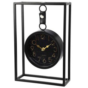 Stolní hodiny MONTRE 30 cm černé