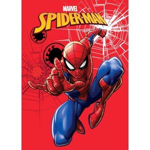 Dětská fleecová deka POLAR SPIDER-MAN III 100x140 cm červená
