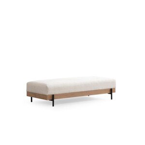 Taburet ETI 158 cm bílý/dub přírodní