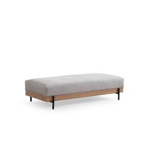 Taburet ETI 158 cm šedý/dub přírodní