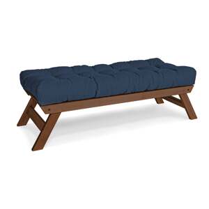 Lavice BREEZIO 03 140 cm bukové dřevo/modrá