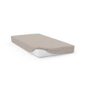 Bavlněné Jersey prostěradlo SOFT 140x200 cm + 25 cm šedé
