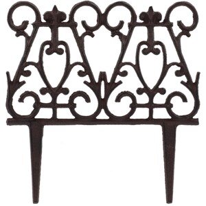 Zahradní plůtek Noria 27,5x26,3 cm hnědý