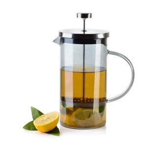 French press Perellino 1000 ml stříbrná