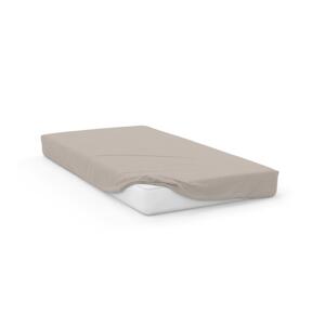 Bavlněné Jersey prostěradlo SOFT 90x200 cm + 25 cm šedé