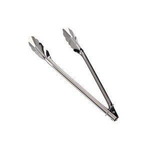 Nerezové grilovací kleště MASTER 28 cm stříbrné