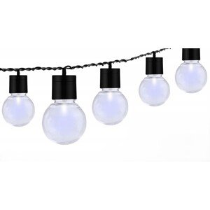 Solární LED světelný řetěz Luca 3,8 m studená bílá
