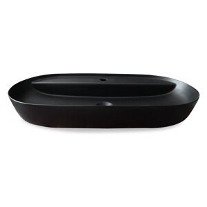 Umyvadlo na desku Boatly 80 cm černé
