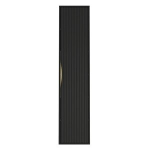 Závěsná koupelnová skříňka Avila 38 cm černá/zlatá