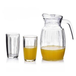 Sada džbánu 2l a 6 ks skleniček 310 ml Sofia čirá