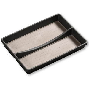 Organizér do zásuvky Kubas 23 cm černý