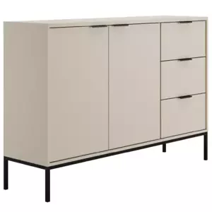 Komoda Austin 150 cm kašmír/černá