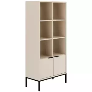 Knihovna Austin 80 cm kašmír/černá