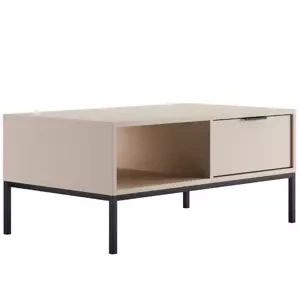 Konferenční stolek Austin 100 cm kašmír/černá