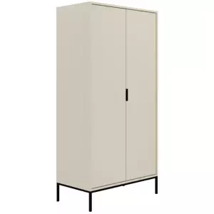 Šatní skříň Austin 100 cm kašmír/černá