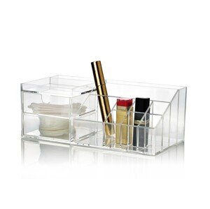 Kosmetický organizér BEA 24x9x12 cm čirý