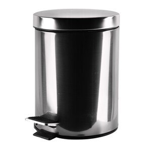 Odpadkový koš ZAC 5L stříbrný