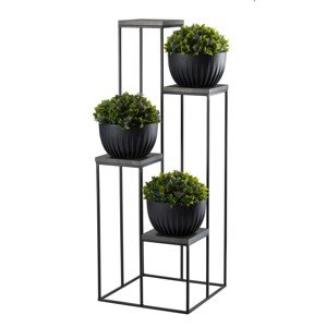 Květinový stojan FUNK 110 cm černý/tmavě šedý