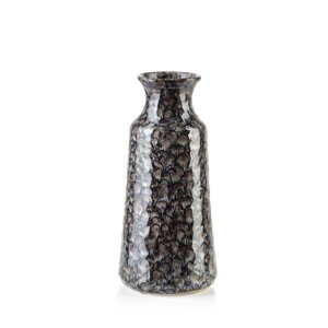 Keramická váza YARINE 26,5 cm černá