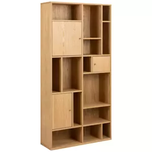 Knihovna Rangoon 90 cm dub přírodní olejovaný