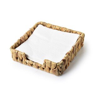 Držák na ubrousky AMPARO 19x19x5 cm vodní hyacint natural