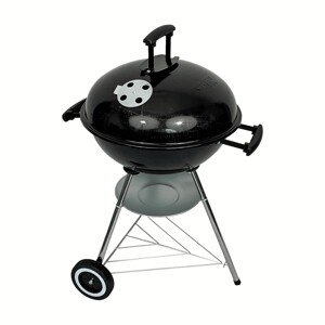 Zahradní gril na dřevěné uhlí BBQ1001 černý